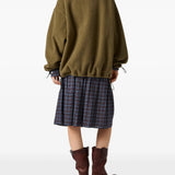 Green jacket, full body view