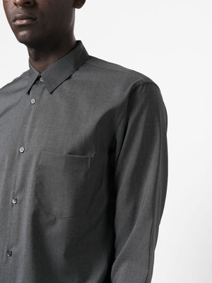 COMME DES GARCONS SHIRT - Men Fine Wool Woven Shirt