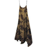 Tan dress, front view