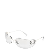 White eyewear, front view