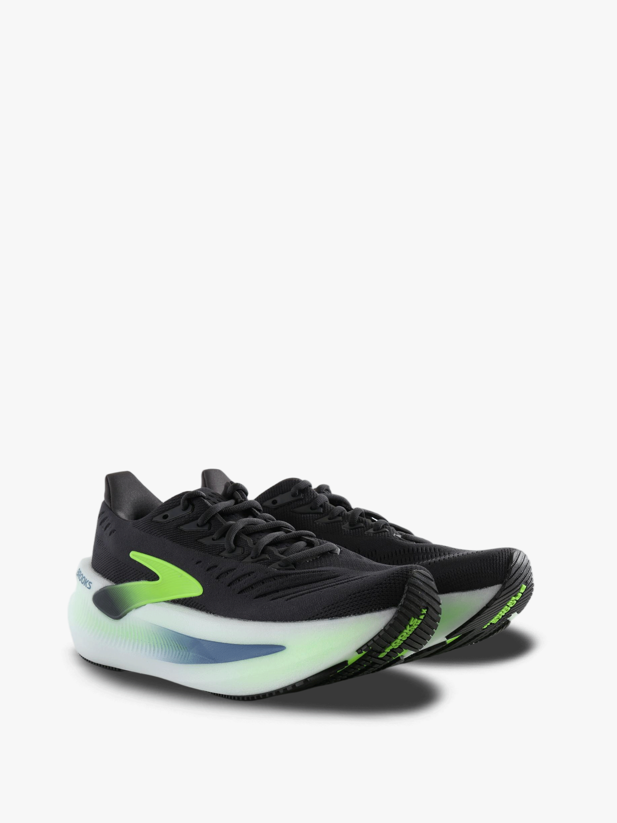 Black shoes, front view