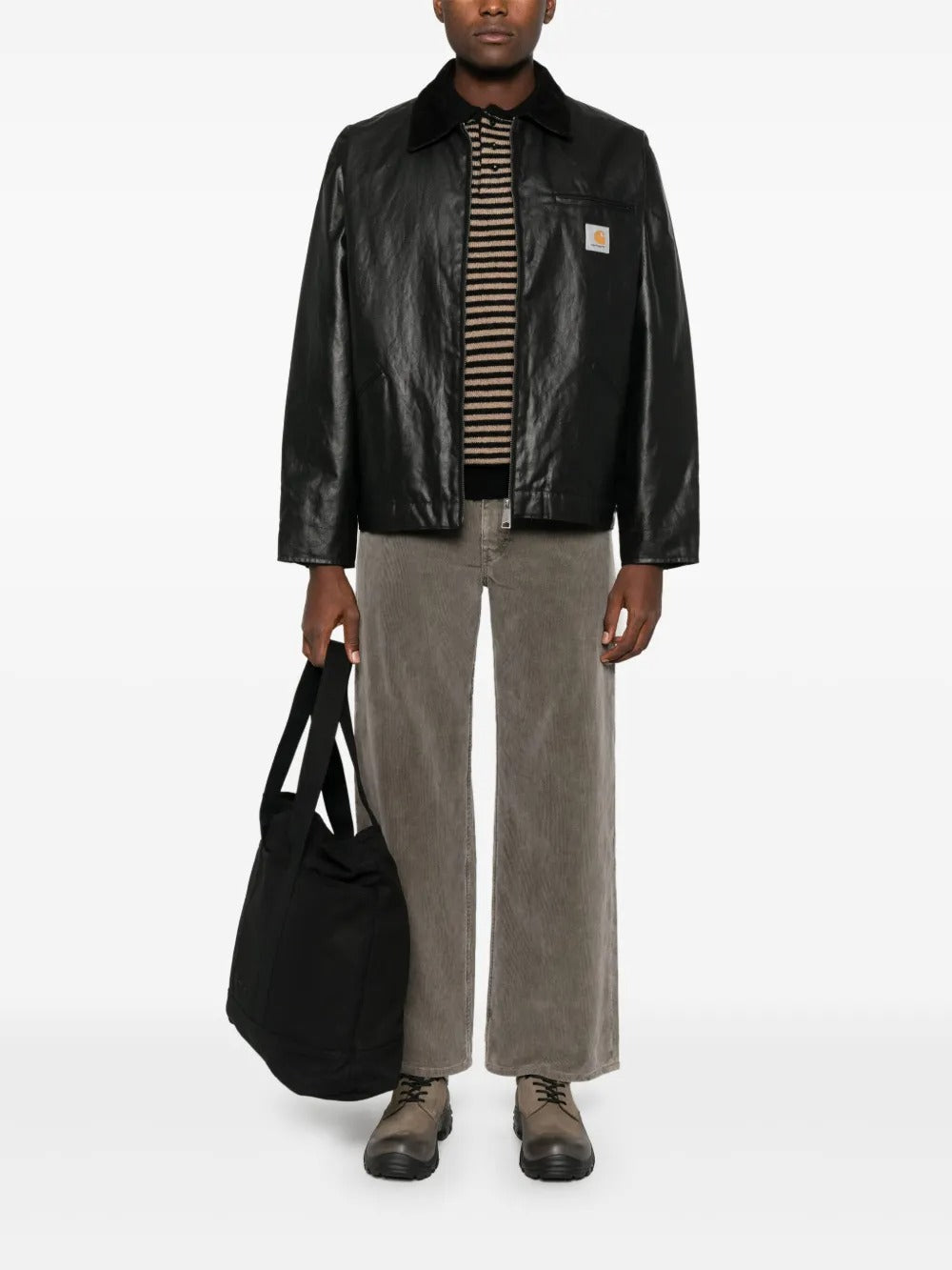 Black jackets, full body view