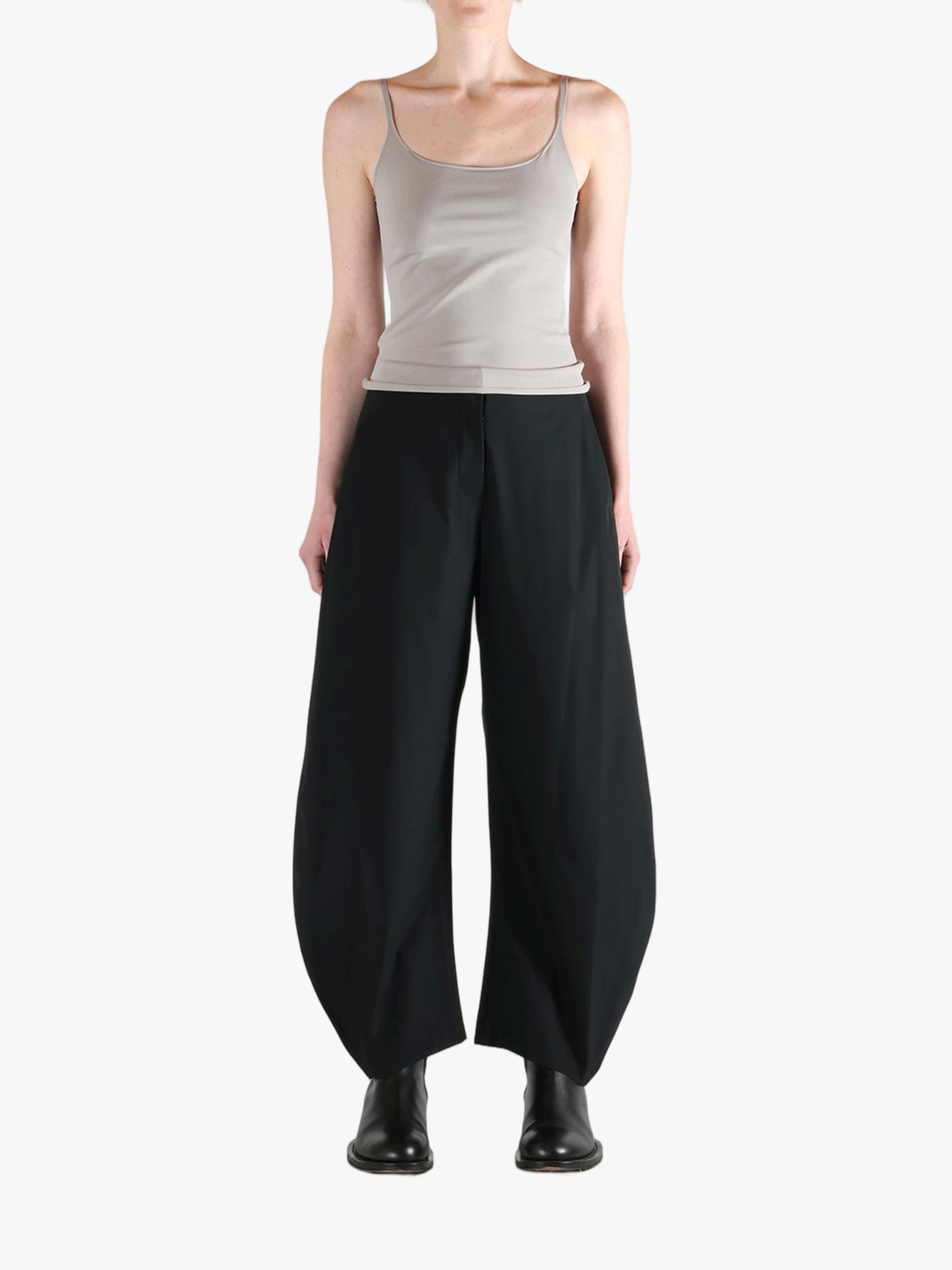 Black pants, full body view