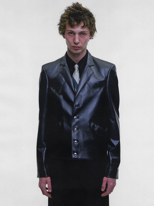 Black jacket, full body view