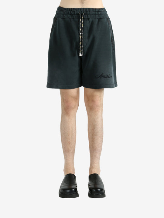 Black shorts worn by a person, showing the shorts’ fit