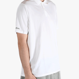 White t-shirts worn by a person, showing the t-shirts fit