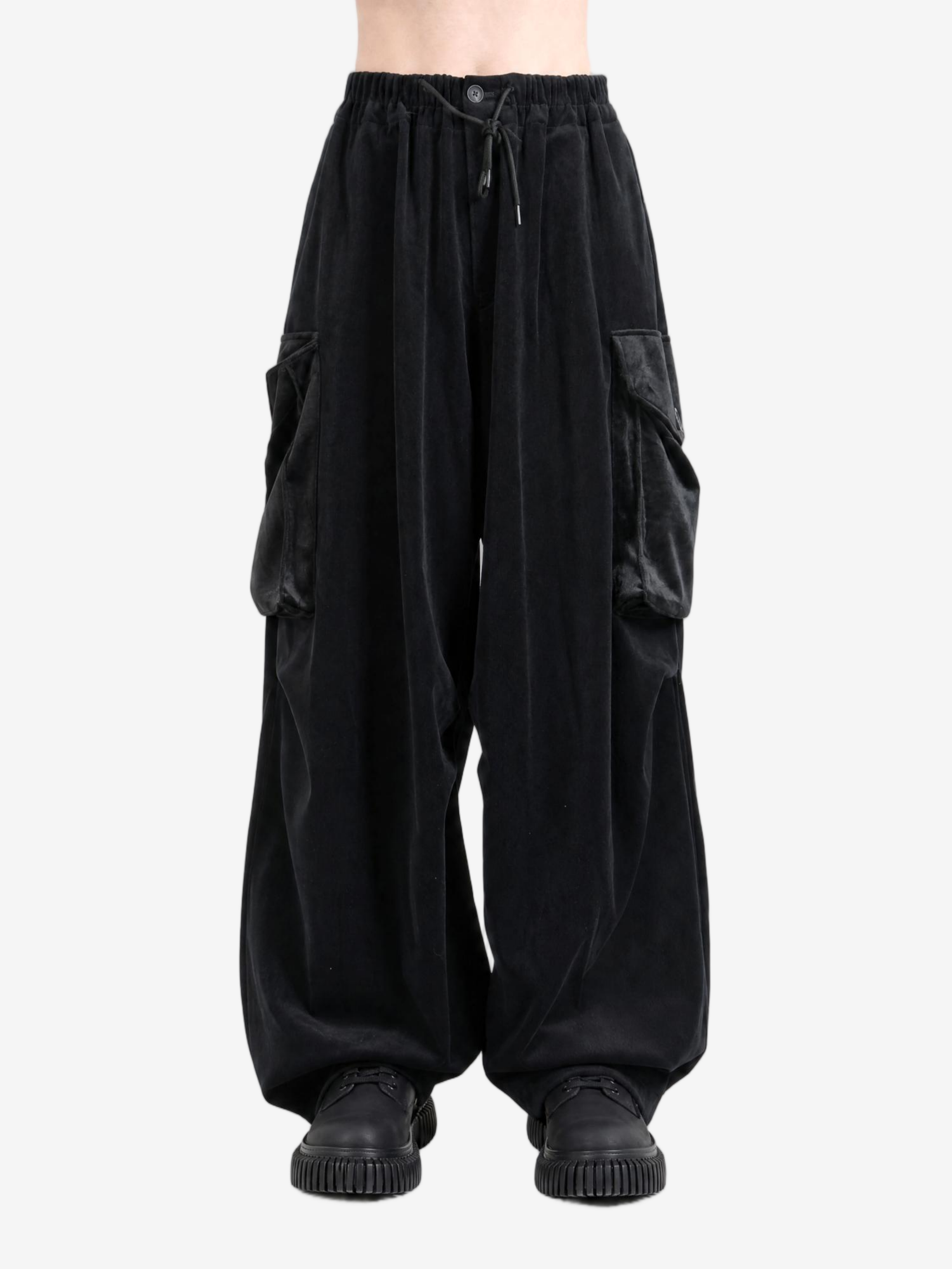 Black pants, full body view