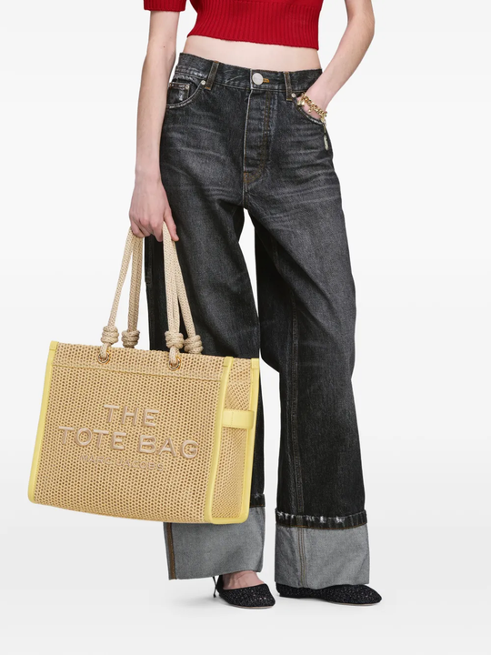 Yellow bag, front view