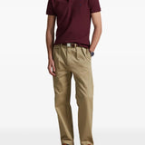 Burgundy top, full body view