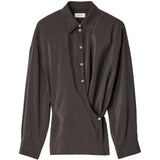 Brown shirt, front view