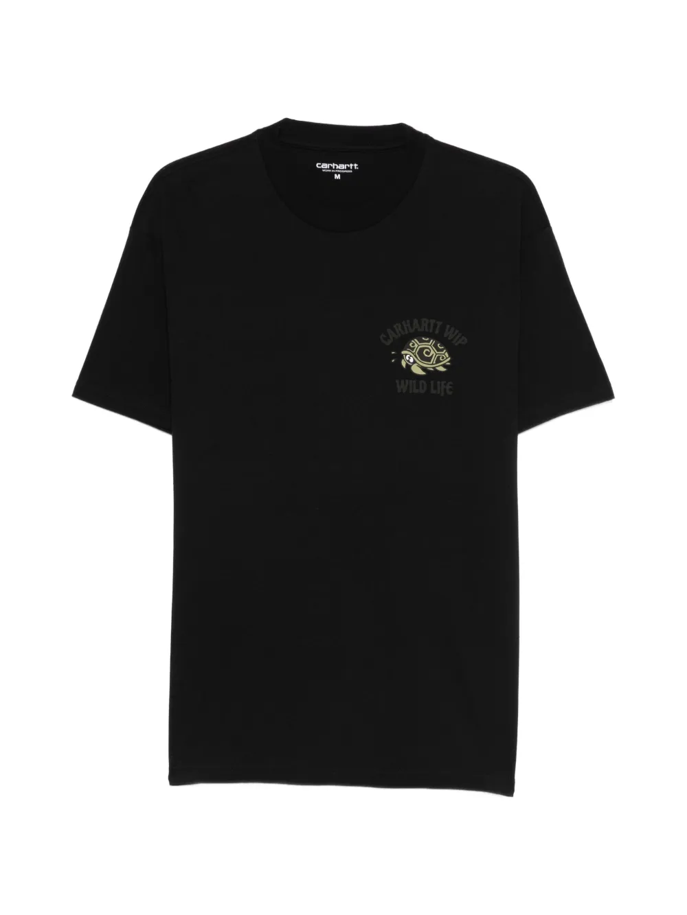 Black t-shirt, front view