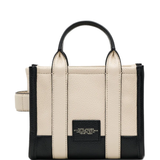 Tan bags, front view