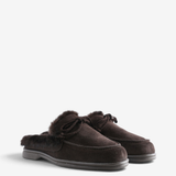 Brown shoes, front view
