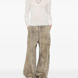 Tan pants, full body view