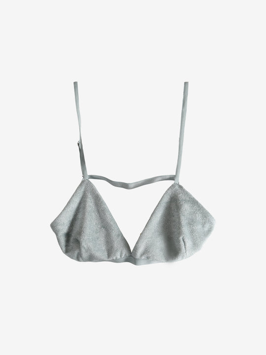 Grey bra, front view