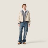 Tan knitwear, full body view