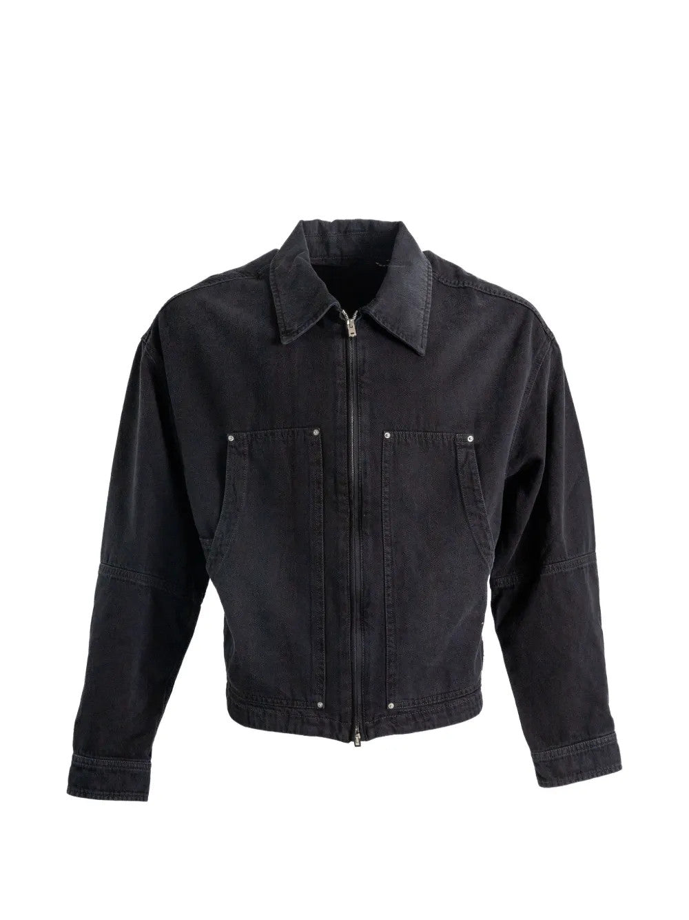 Black jacket, front view
