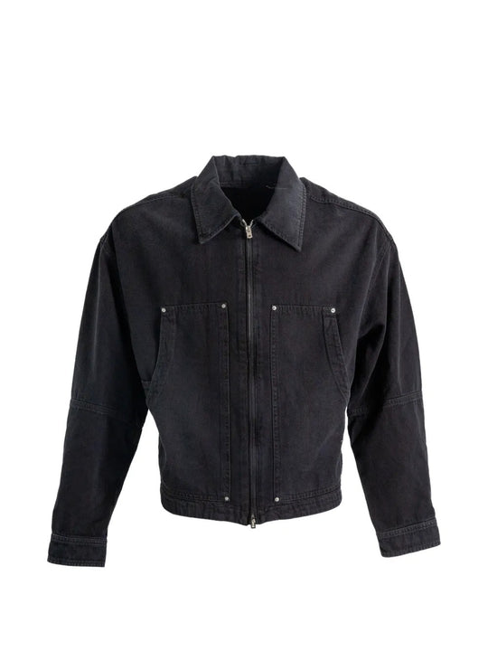 Black jacket, front view