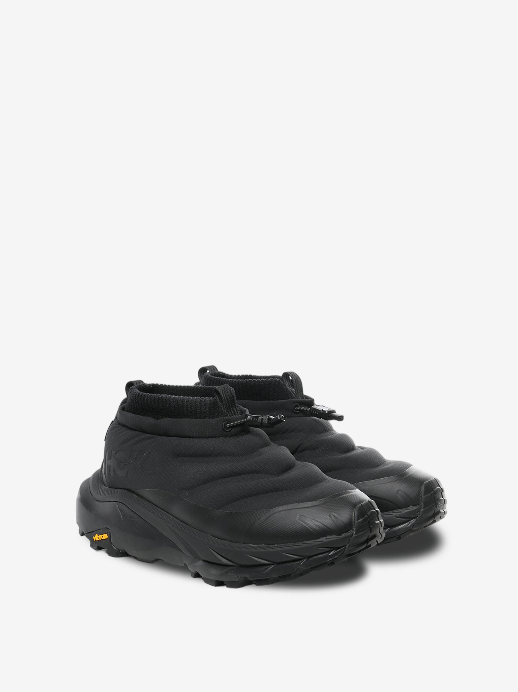 Black high-top sneaker,side view