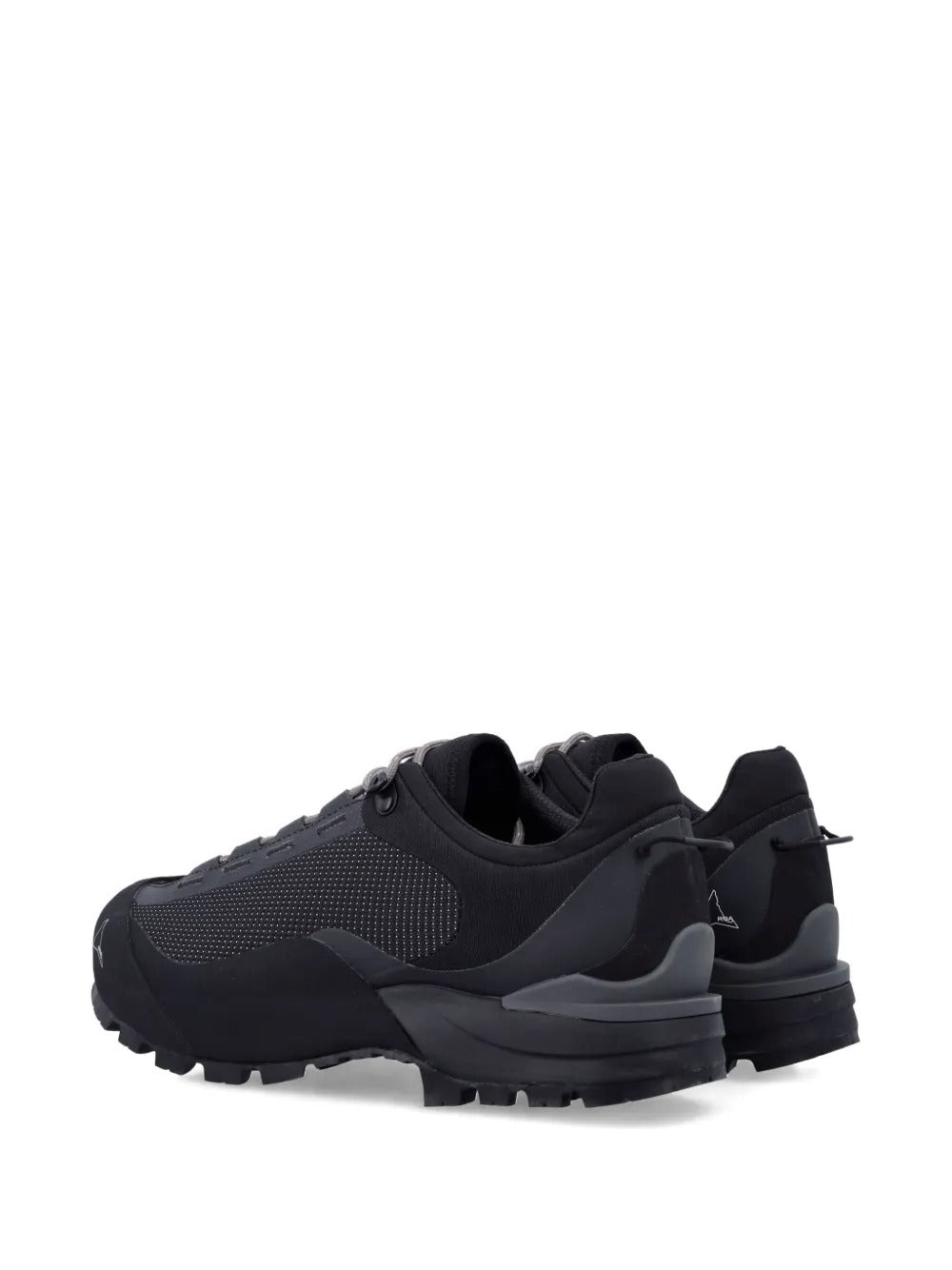 Black sneakers, back view