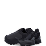 Black sneakers, back view