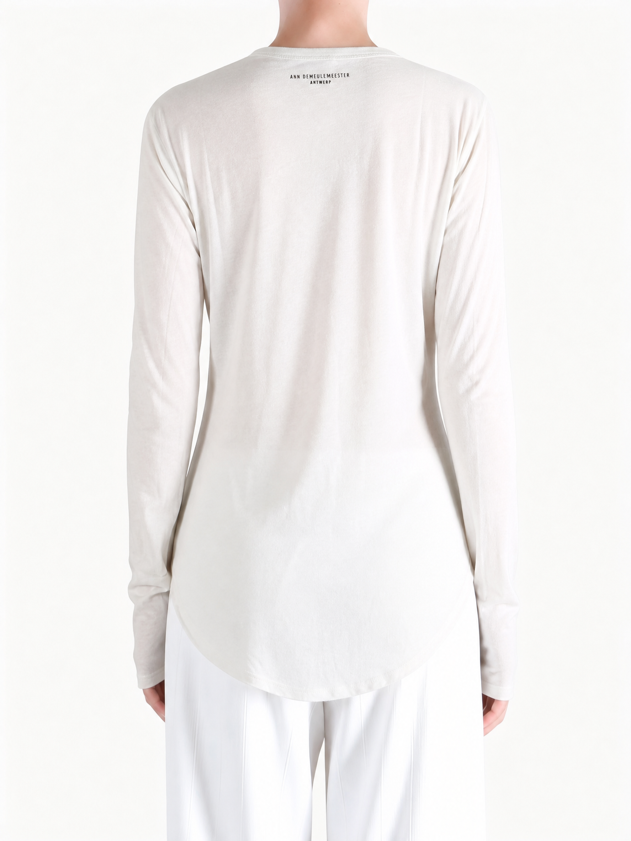 Tan top, full body view