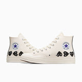 COMME DES GARCONS PLAY X CONVERSE - Chuck 70 Multi Heart High Top