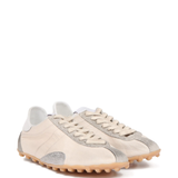 tan sneakers, side view