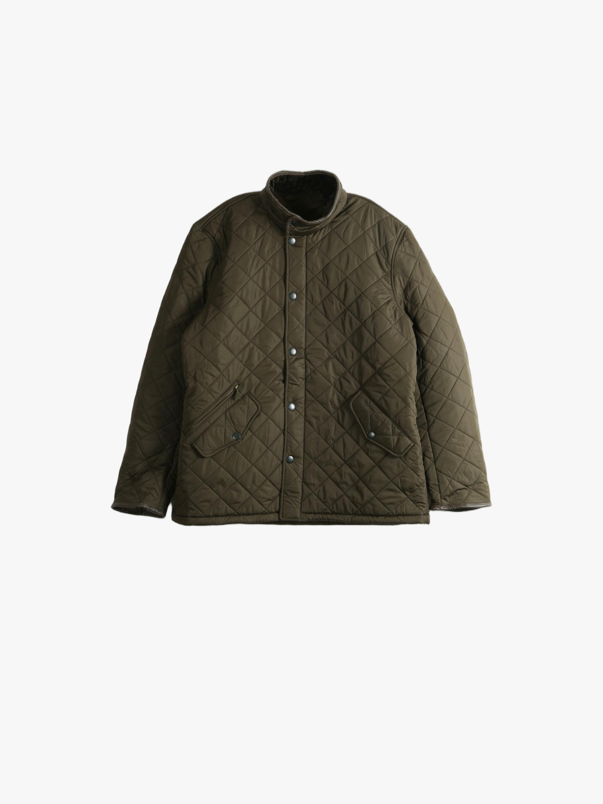 Green jacket, front view