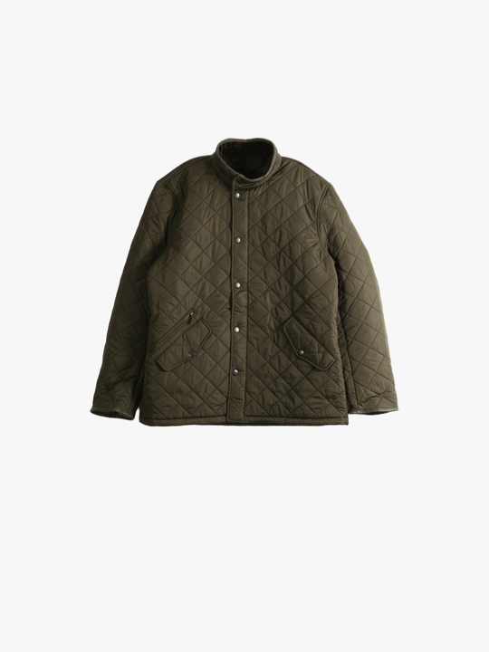 Green jacket, front view