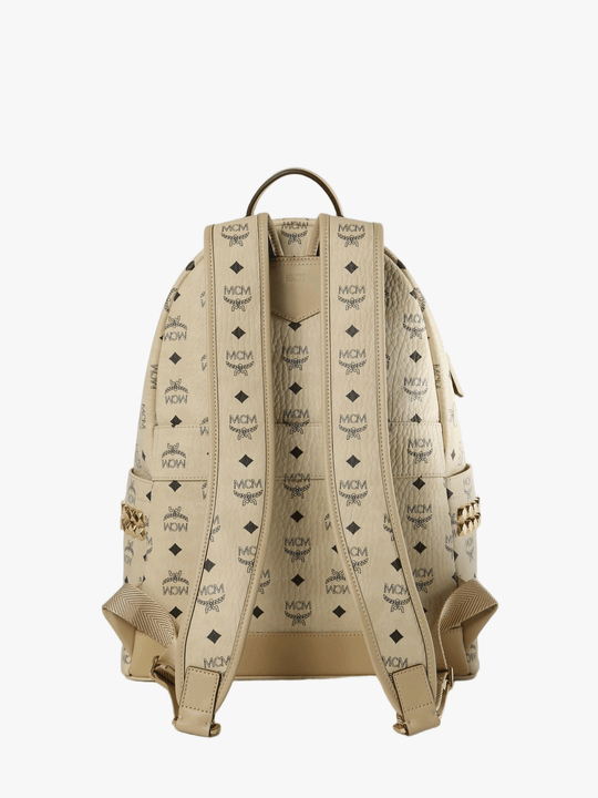 Tan bag, back view