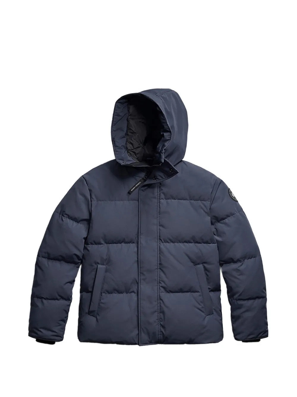 Navy jacket, front view