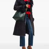 Green bag, front view