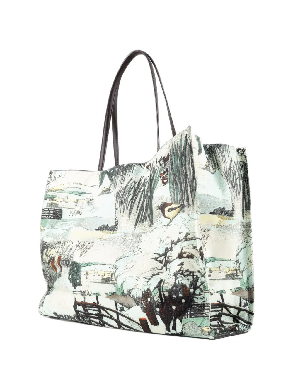 Green bag, front view