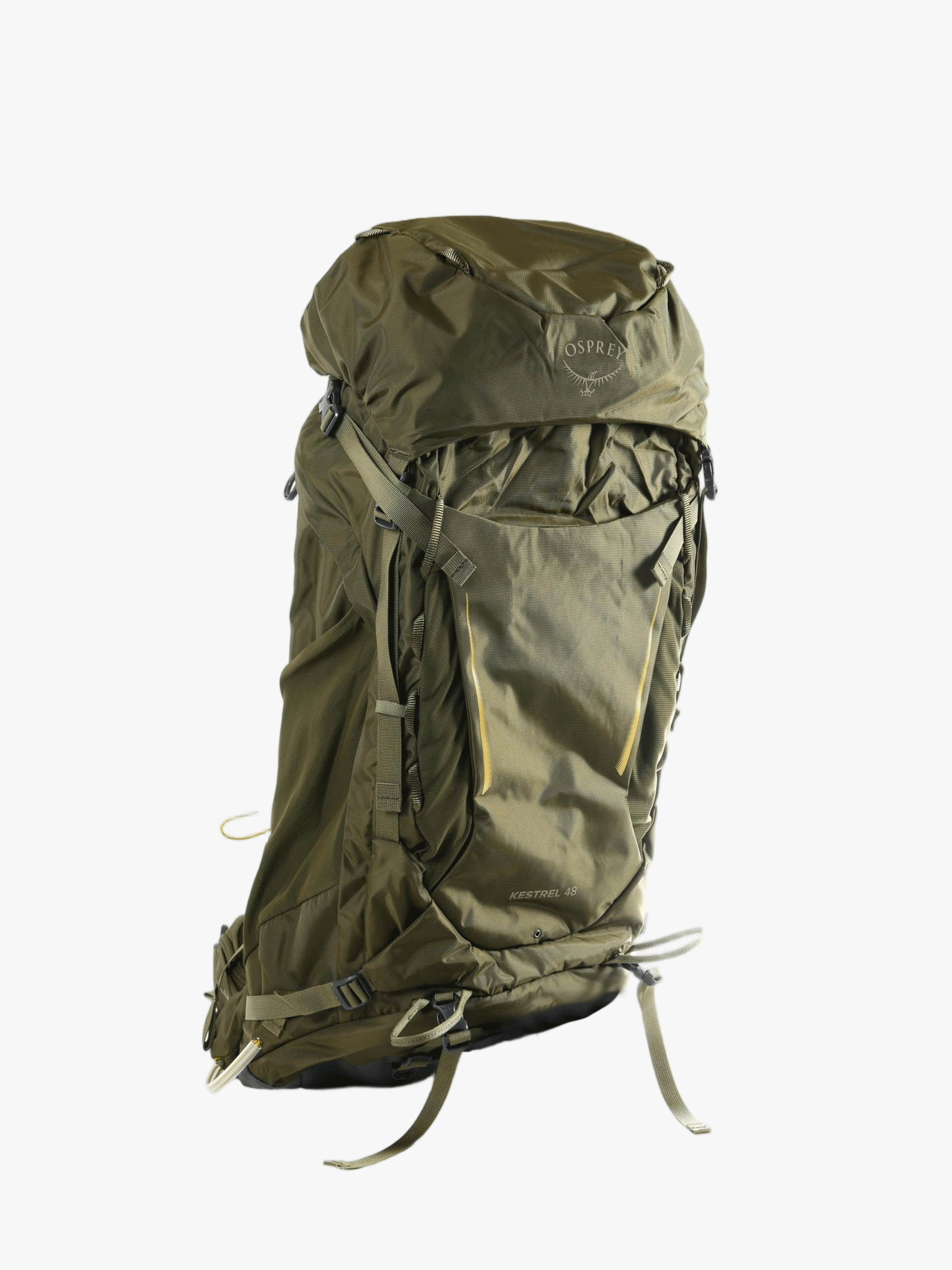 Green bag, front view