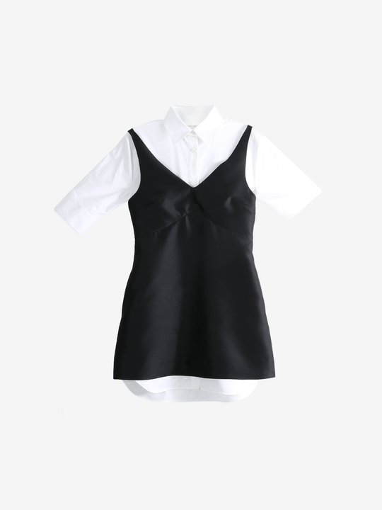 Black dress, front view