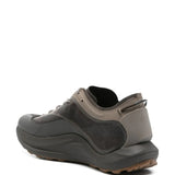 Brown sneaker, back view