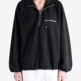 Black jacket worn by a person, showing the jacket fit