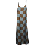 Brown dress, front view