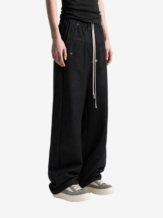 Black pants, full body view