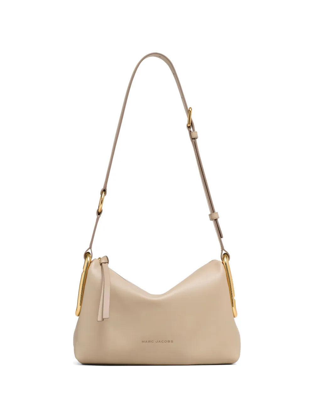 Tan bag, front view