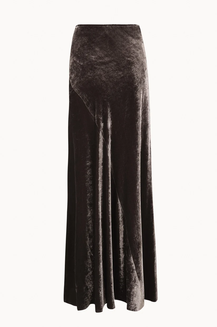 Black skirt, front view