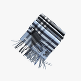 Blue scarf, front view