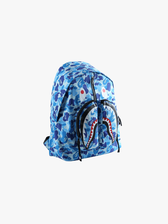 blue bags,side view