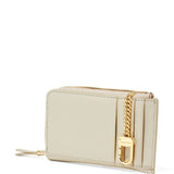 White wallet, back view