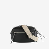 Black bags, back view