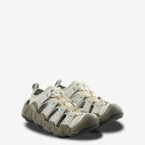 tan sandals, side view