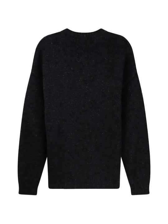 Black knitwear, front view