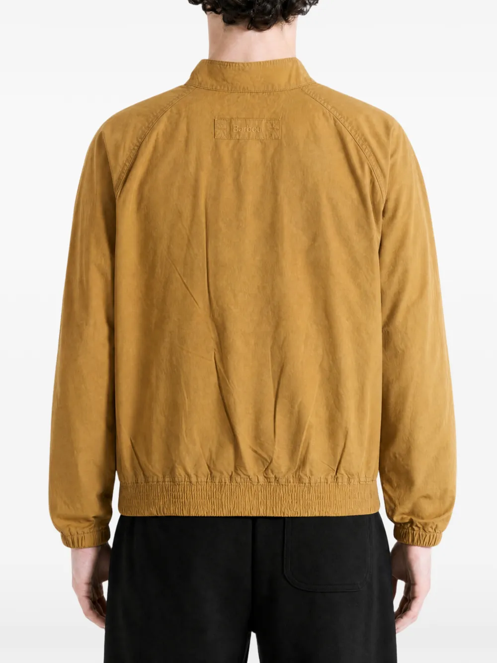 Brown jacket, full body view