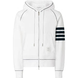 White hoodie, front view